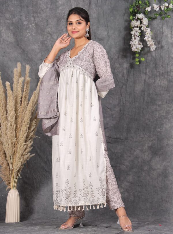 Kurti pant dupatta set