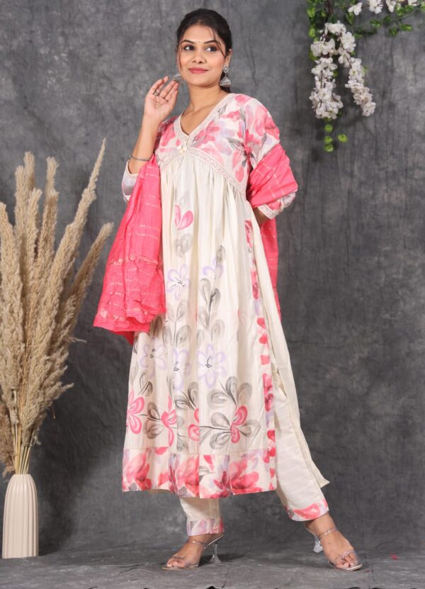 Kurti pant dupatta set