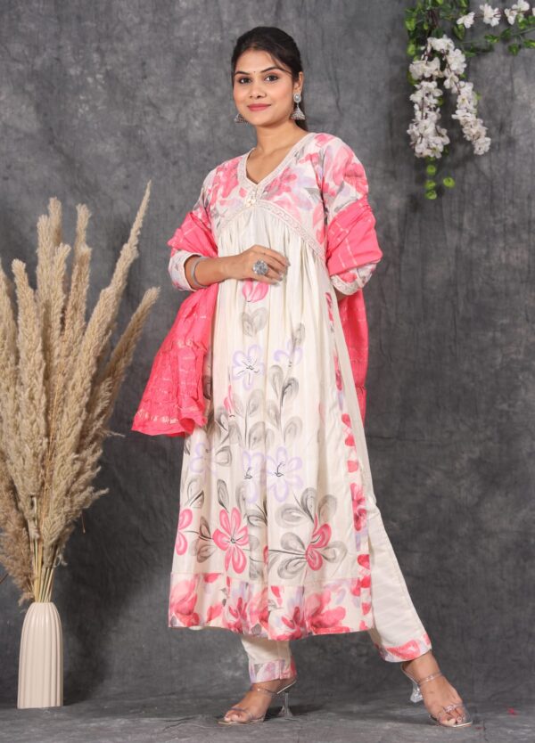 Kurti pant dupatta set