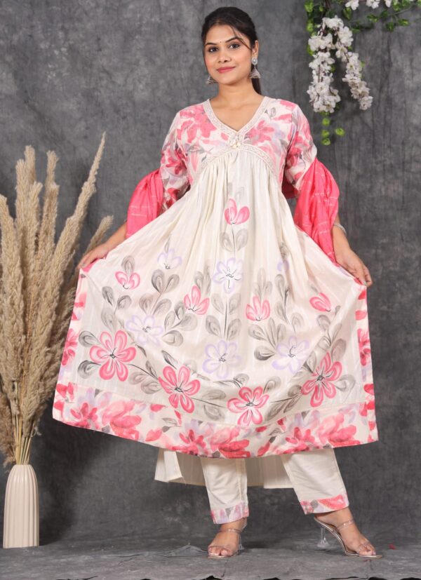 Kurti pant dupatta set