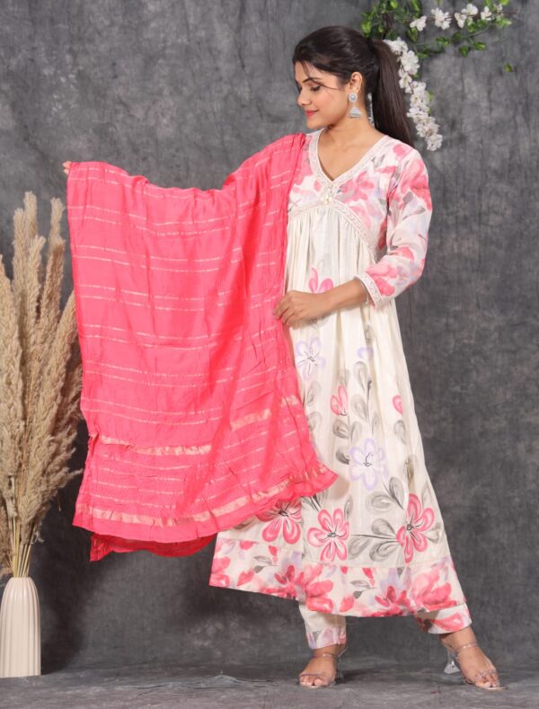 Kurti pant dupatta set