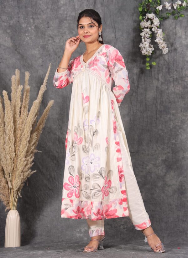 Kurti pant dupatta set