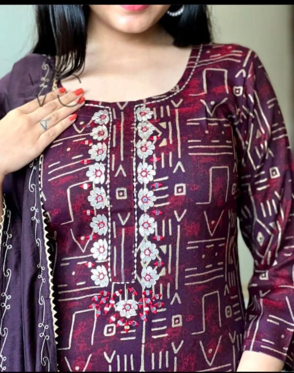 Kurti pant dupatta set