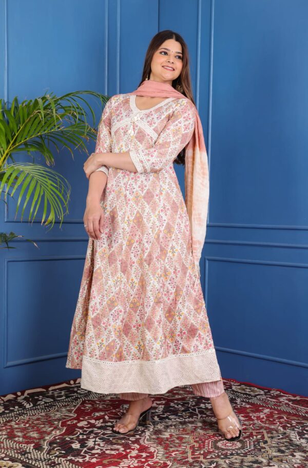 Kurti pant dupatta set