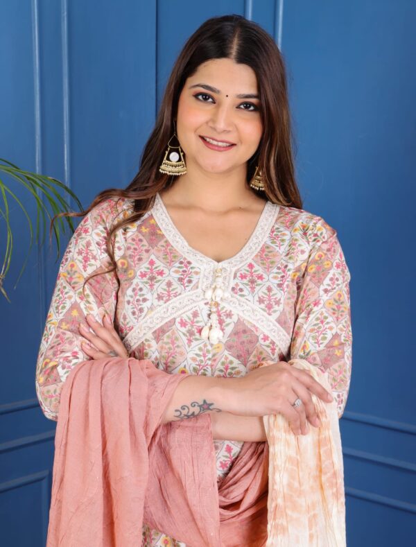 Kurti pant dupatta set