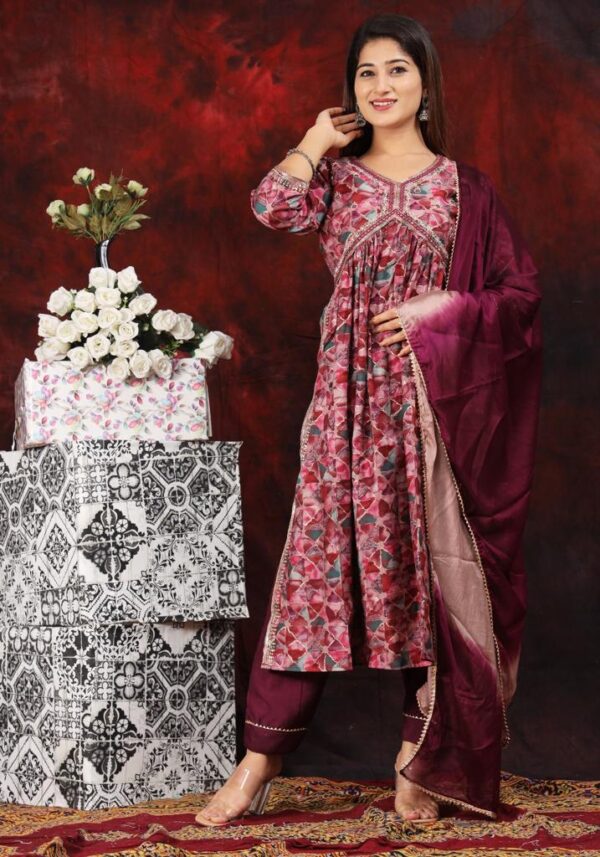 Kurti pant dupatta set