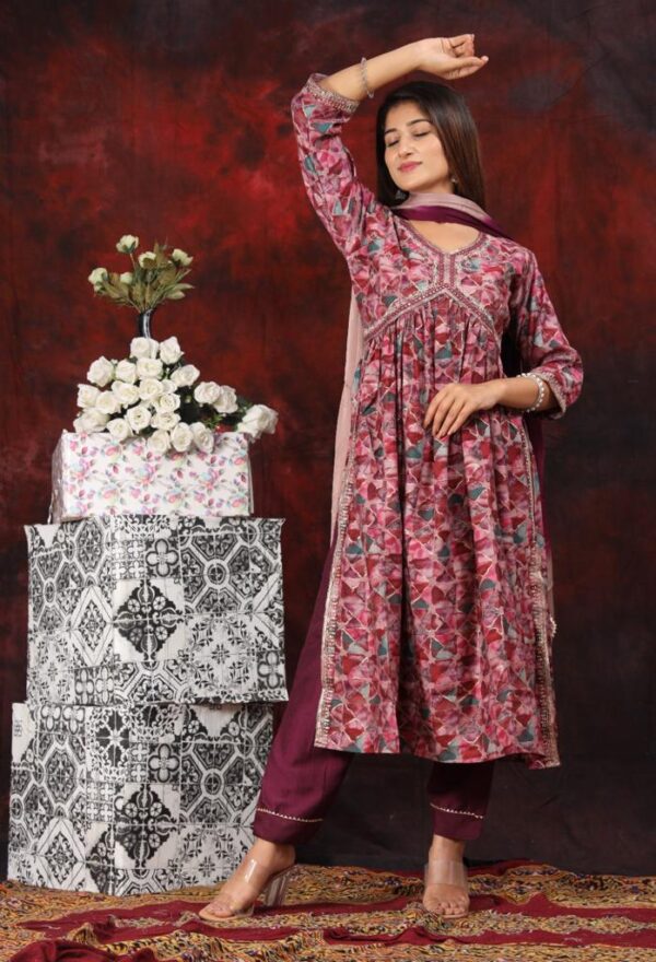 Kurti pant dupatta set