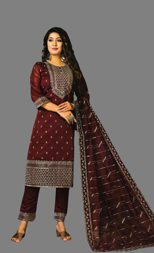 Kurti pant dupatta set