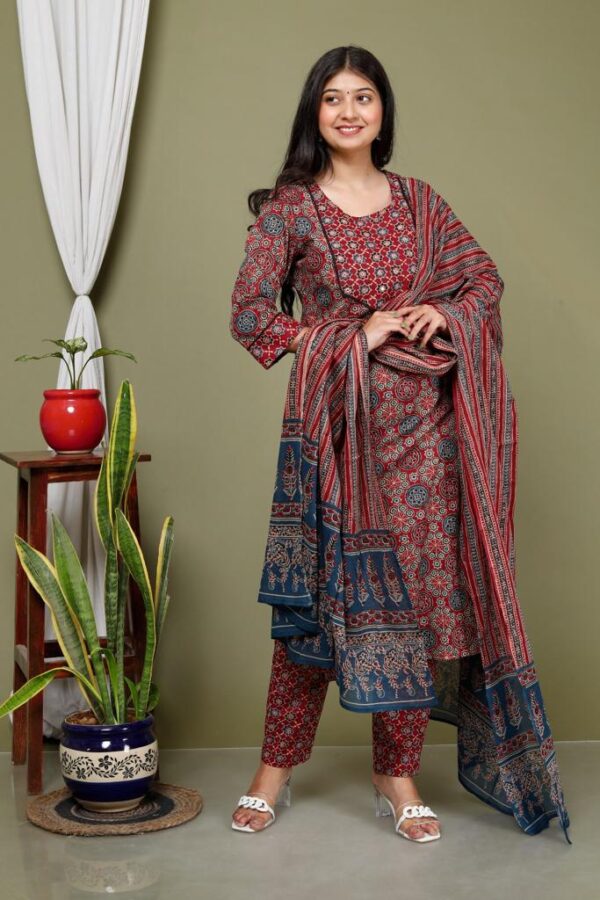 Kurti pant dupatta set