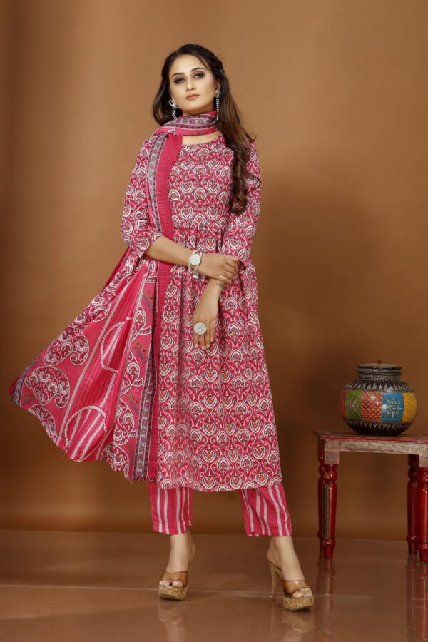 Kurti pant dupatta set