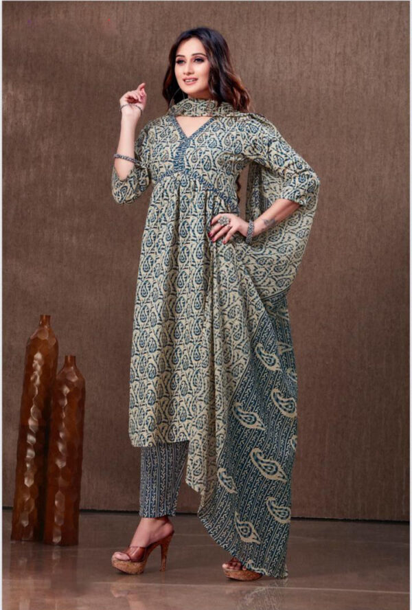 Kurti pant dupatta set