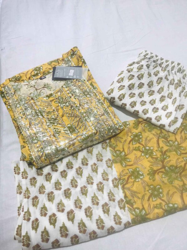 Kurti pant dupatta set