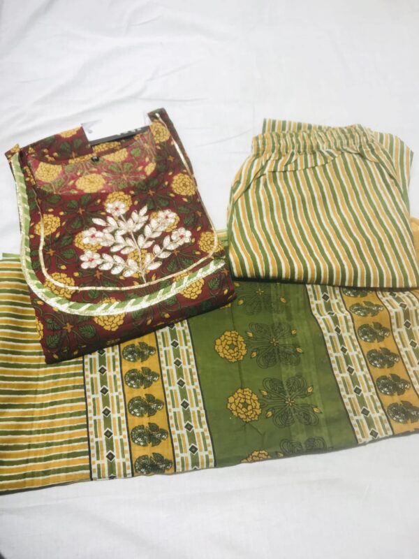 Kurti pant dupatta set