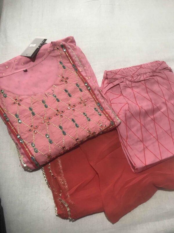 Kurti pant dupatta set