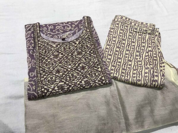 KURTI PANT DUPATTA SET