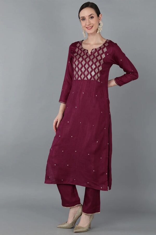 KURTI PANT DUPATTA SET