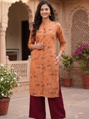 Kurti – Peach (VC074PEACH)